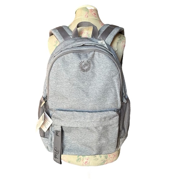 PINK Handbags - VS Pink Ivy Classic Canvas Backpack Grey